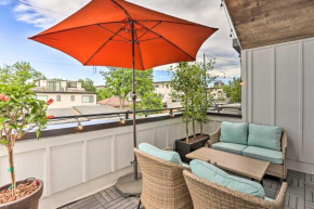 Chic Denver Escape Walk to Light Rail and Park